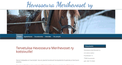 Desktop Screenshot of merihevoset.net